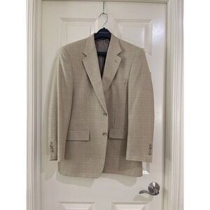 chapes men 100% silk soprts blazer size 38R